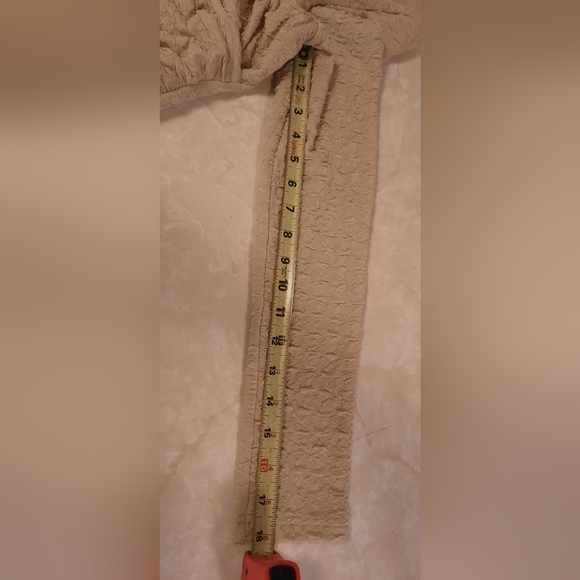 Cider Beige Long Sleeve Wrap Dress - Picture 6 of 11